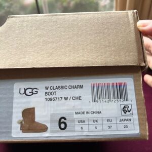 UGG Classic Charm Boot - Chestnut